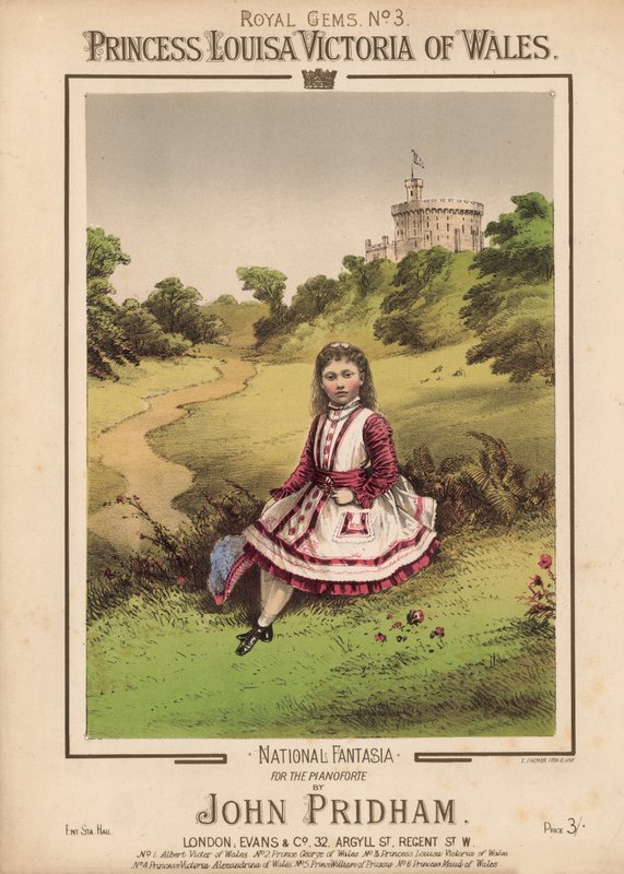 Księżniczka Louisa Victoria z Walii autorstwa English School