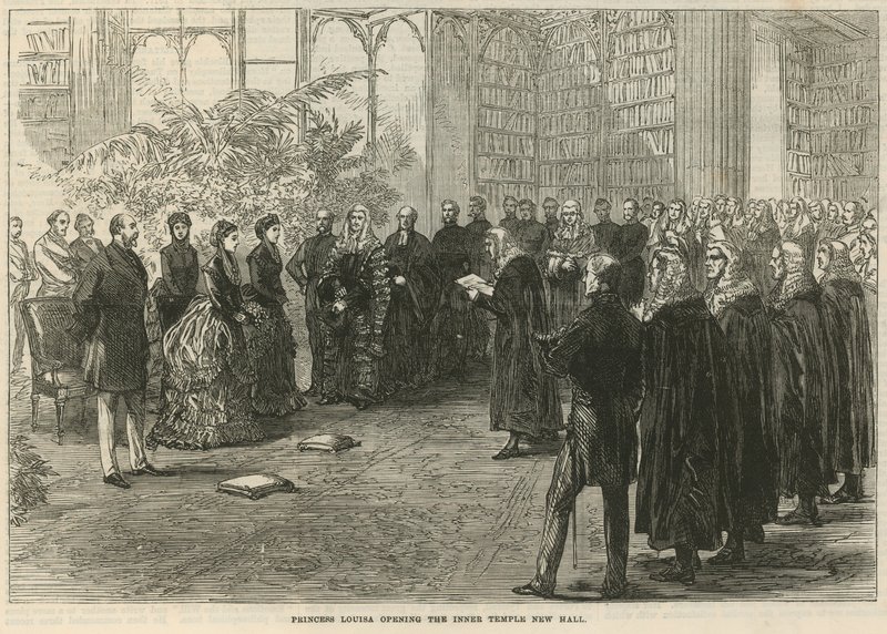 Księżniczka Louisa otwiera nową salę Inner Temple autorstwa English School