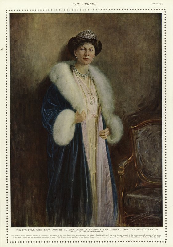 Księżniczka Wiktoria Luiza z Brunszwiku i Luneberg autorstwa English School
