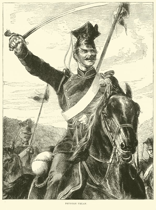 Ułan pruski, lipiec 1870 autorstwa English School