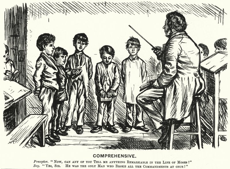 Poncz kreskówkowy: Kompleksowy - lekcja religii (grafika) autorstwa English School