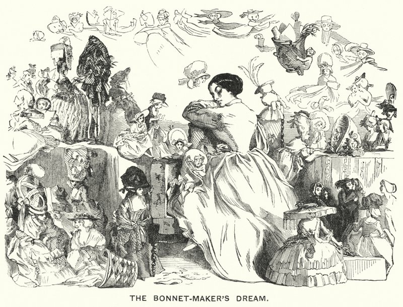 Punch cartoon: The Bonnet-Maker