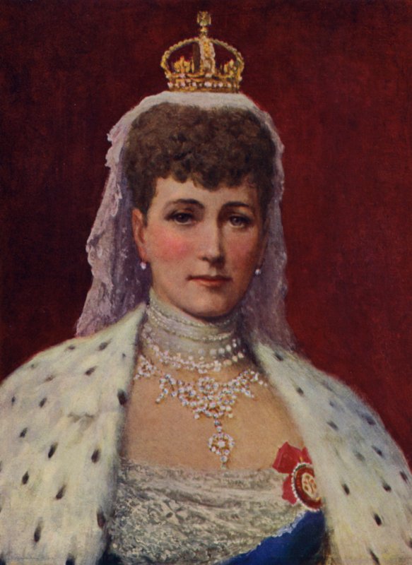 Królowa Aleksandra (kolor lito) autorstwa English School
