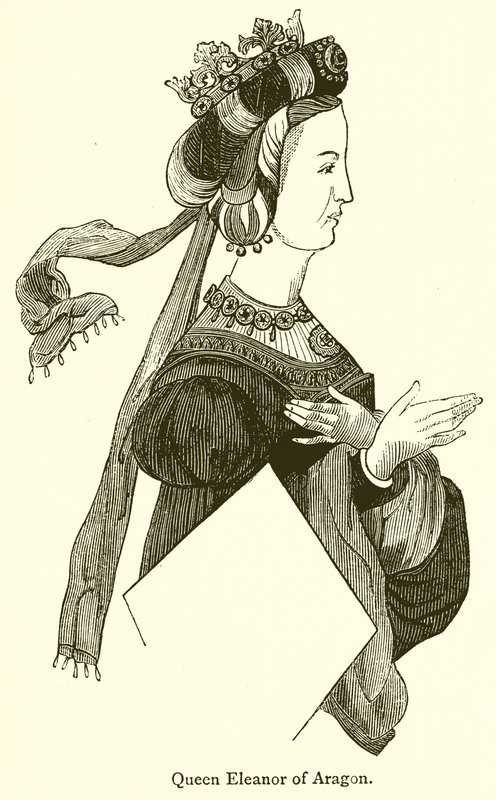 Królowa Eleonora Aragonii autorstwa English School