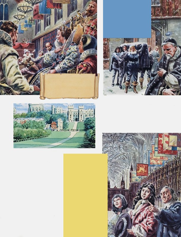 Królowa Elżbieta I autorstwa English School