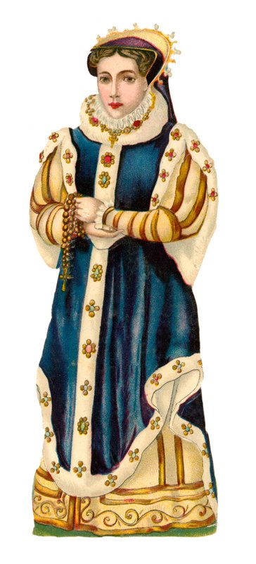 Królowa Maria I autorstwa English School