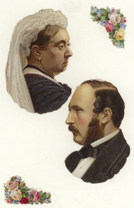 Królowa Wiktoria i Książę Albert autorstwa English School