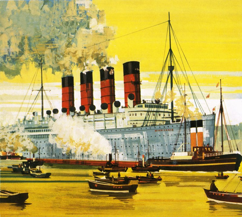 RMS Mauretania autorstwa English School