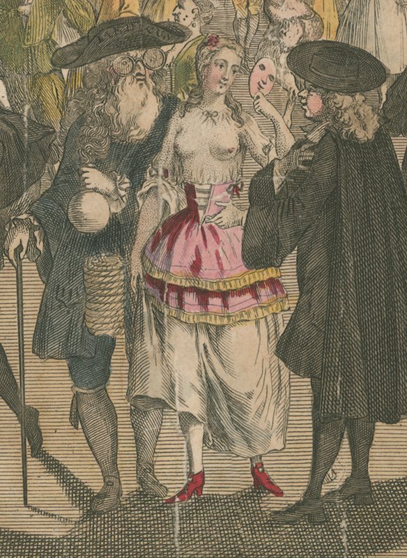 Ogrody Ranelagh. Maskarada dla ambasadora weneckiego, 1749 autorstwa English School