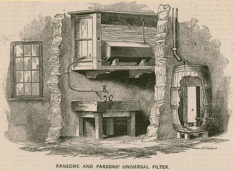 Uniwersalny filtr Ransome i Parsons autorstwa English School