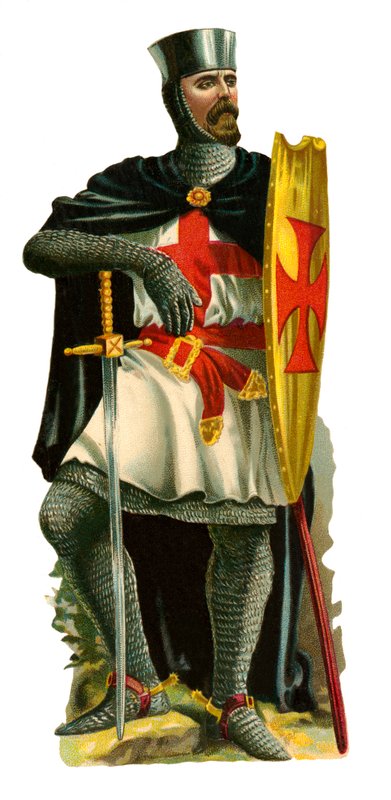 Rycerz Czerwonego Krzyża króla Ryszarda I, 1189-1199 autorstwa English School
