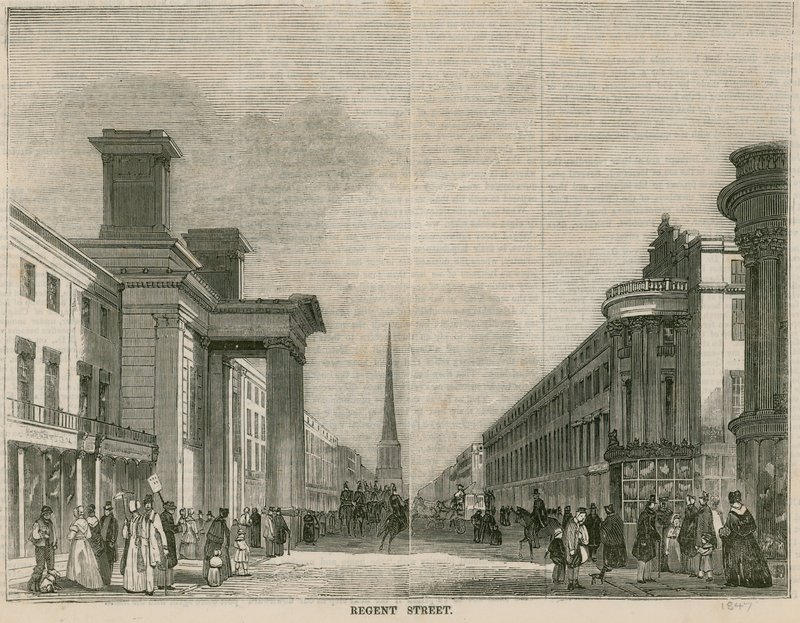 Regent Street, Londyn autorstwa English School