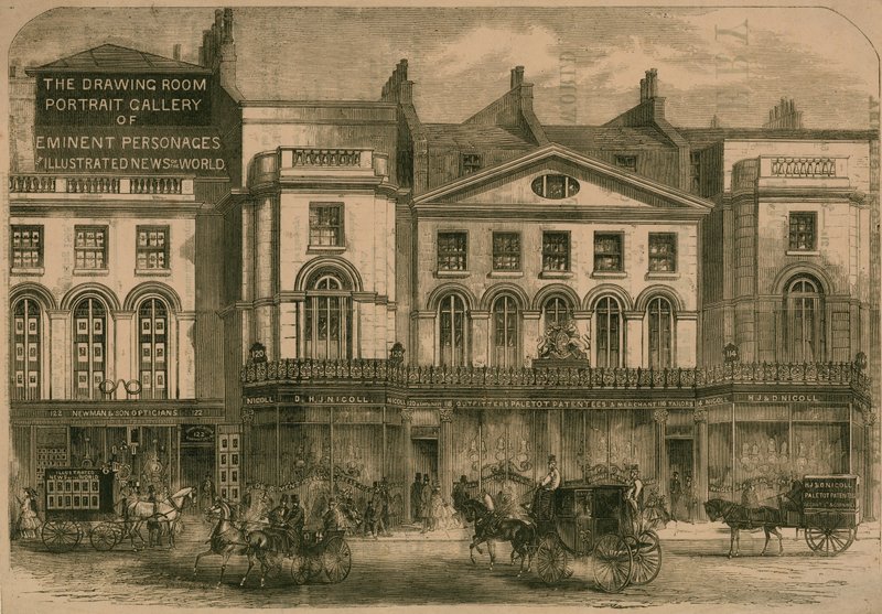Regent Street, Londyn, strona wschodnia autorstwa English School