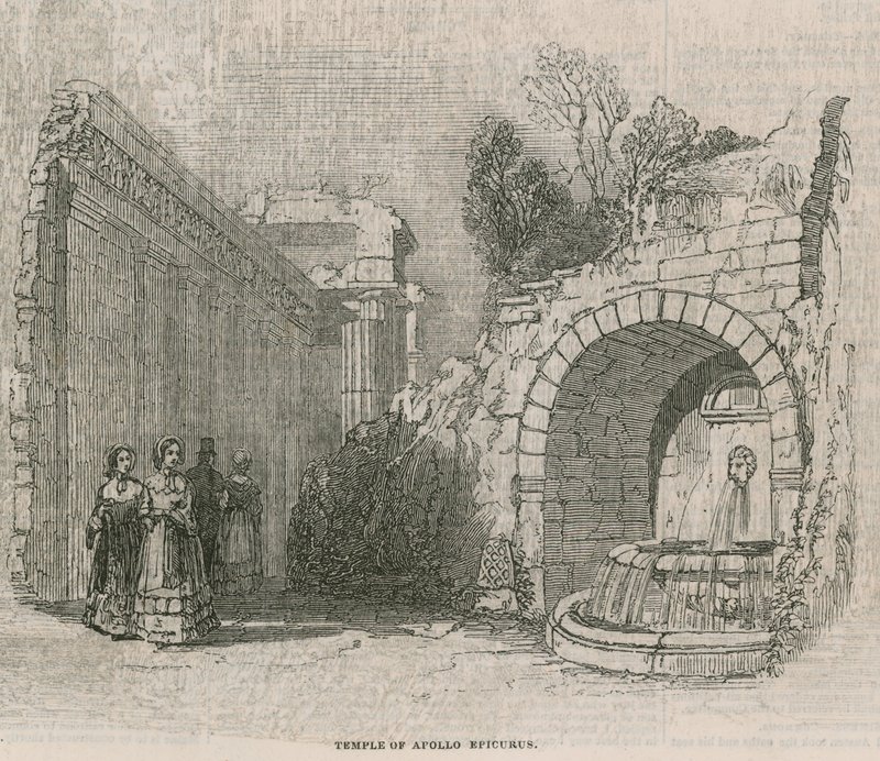 Ponowne otwarcie Koloseum, Regents Park: Świątynia Apolla Epikur autorstwa English School