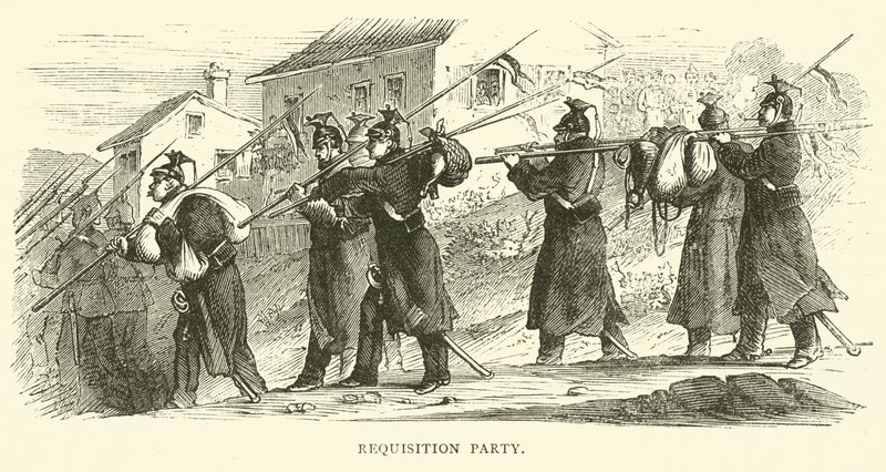 Rekwizycja, wrzesień 1870 autorstwa English School