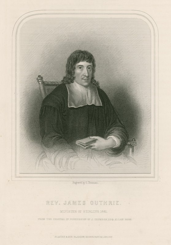 Wielebny James Guthrie, minister Stirling, 1661 autorstwa English School