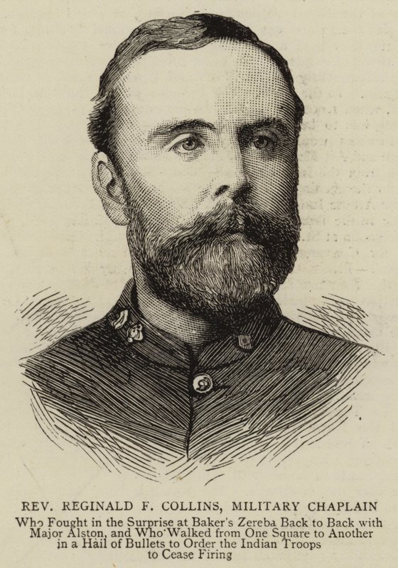 Wielebny Reginald F. Collins, kapelan wojskowy (rycina) autorstwa English School