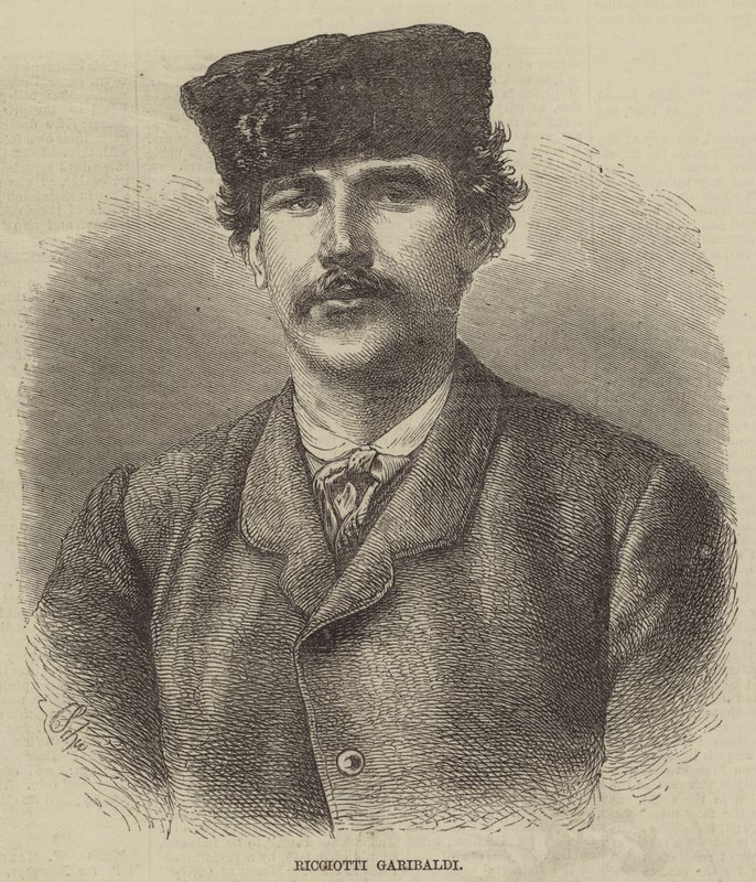 Ricciotti Garibaldi (grafika) autorstwa English School