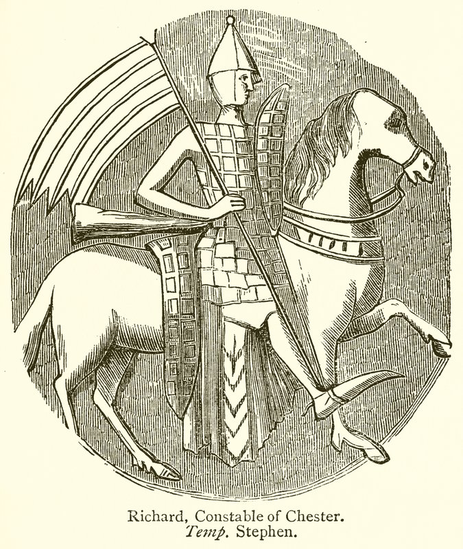Richard, konstabl Chester. Temp. Stephen autorstwa English School