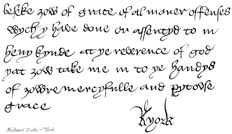 Ryszard książę Yorku autorstwa English School