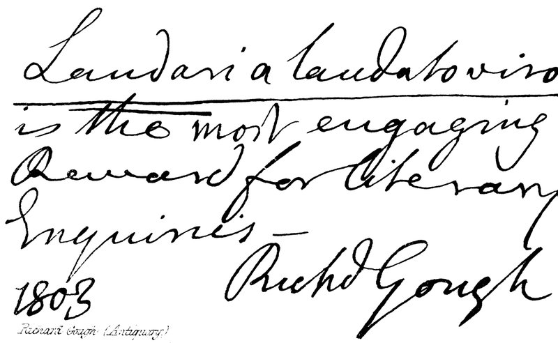 Richard Gough, (antykwarium) autorstwa English School