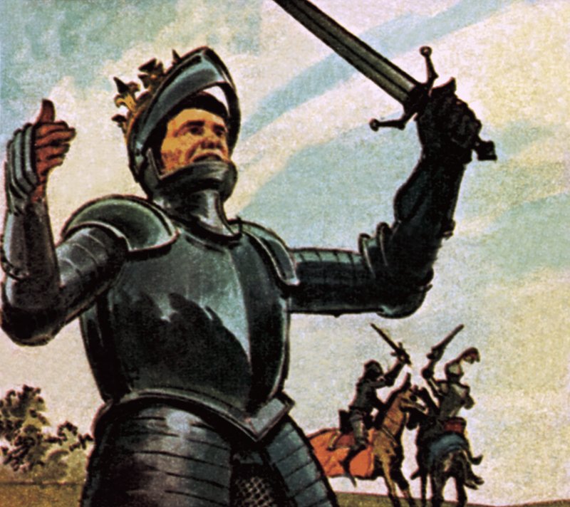 Ryszard III na polu Bosworth autorstwa English School