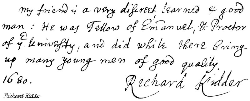 Richard Kidder autorstwa English School