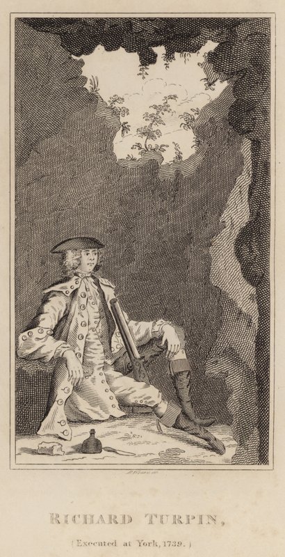 Richard Turpin, stracony w Yorku, 1739 autorstwa English School