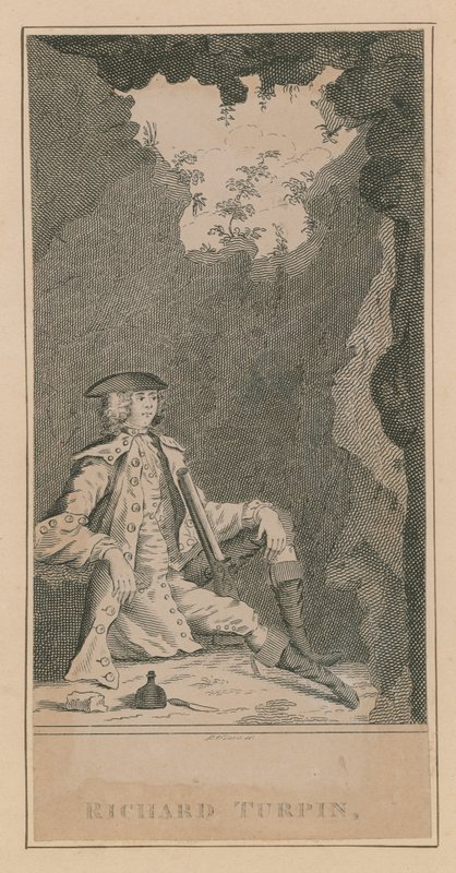Richard Turpin aka Dick Turpin, rozbójnik autorstwa English School