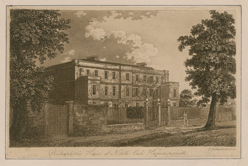 Richardsons House w North End, Hammersmith autorstwa English School