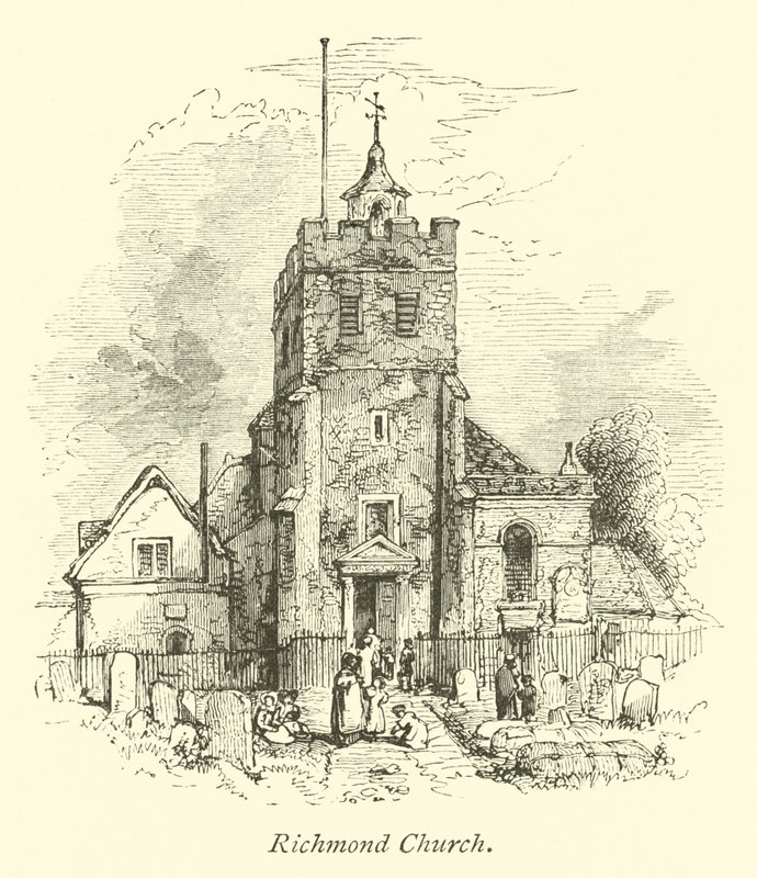 Kościół w Richmond autorstwa English School