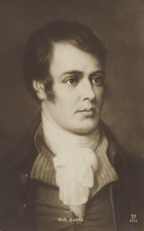 Robert Burns (1759-1796), szkocki poeta i autor tekstów autorstwa English School