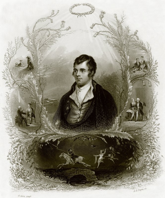 Robert Burns autorstwa English School