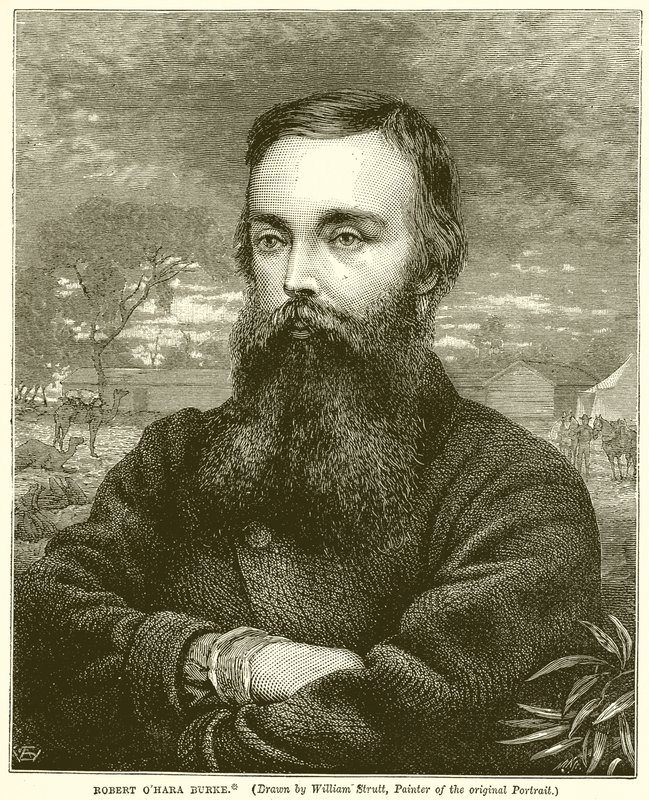 Robert Ohara Burke autorstwa English School