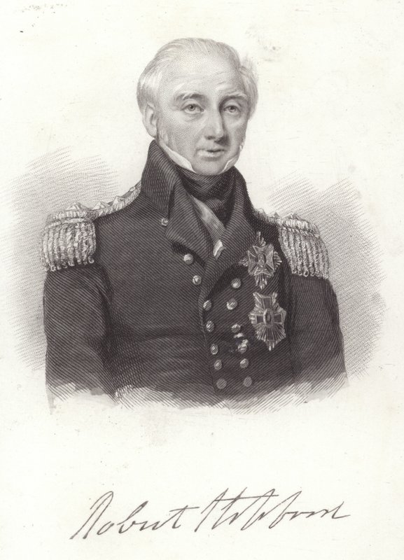 Robert Stopford, brytyjski admirał autorstwa English School