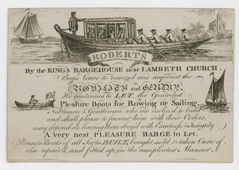 Roberts, karta handlowa autorstwa English School