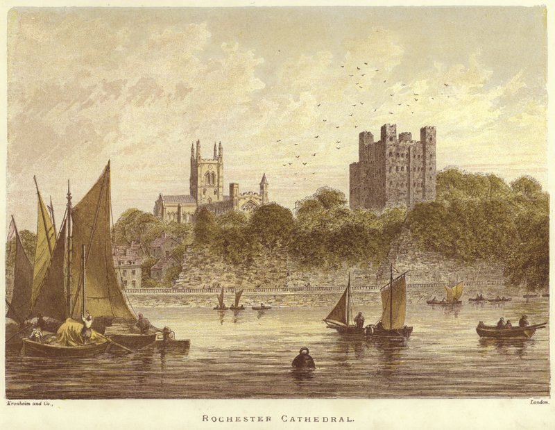 Katedra w Rochester w Rochester autorstwa English School