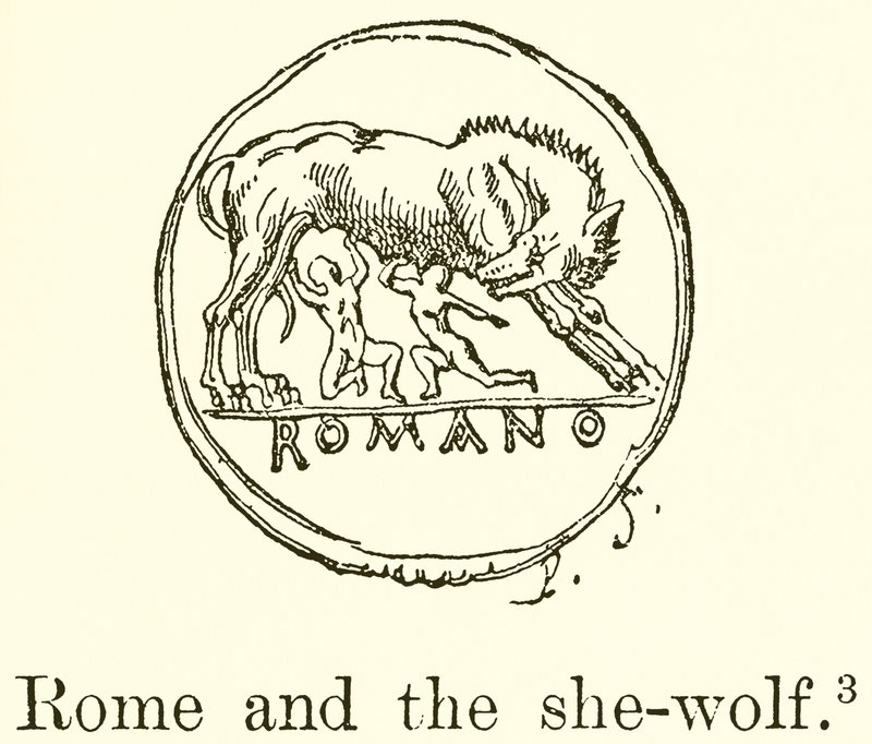 Rzym i wilczyca autorstwa English School
