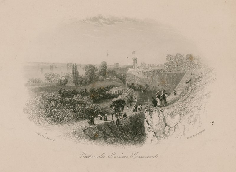 Ogrody Rosherville, Gravesend autorstwa English School