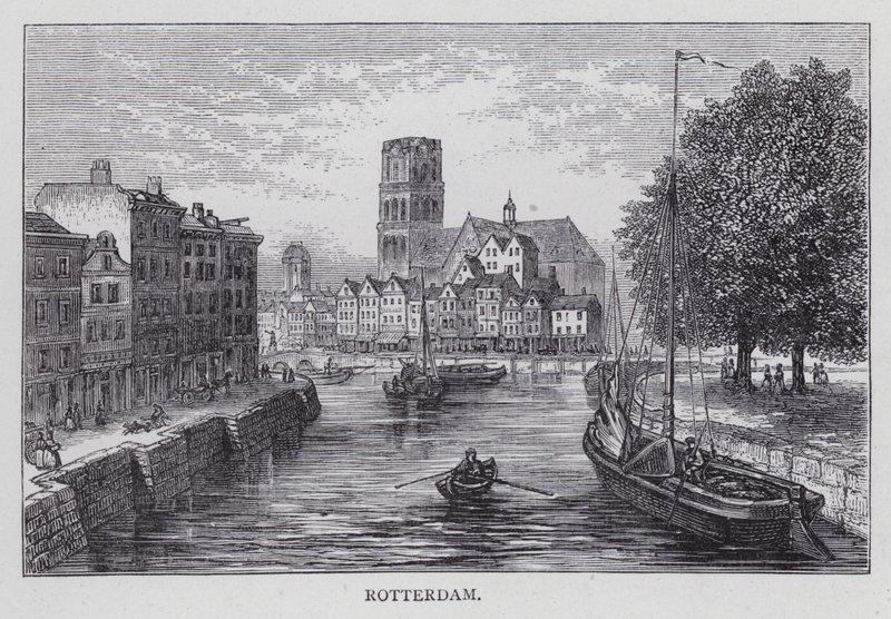 Rotterdam (grawerowanie) autorstwa English School
