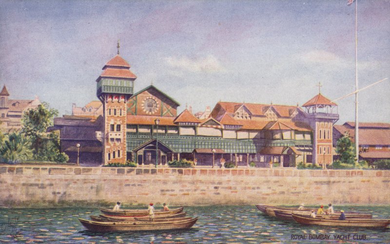Royal Bombay Yacht Club (druk kolorowy) autorstwa English School
