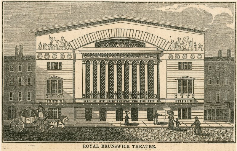 Royal Brunswick Theatre, Londyn autorstwa English School