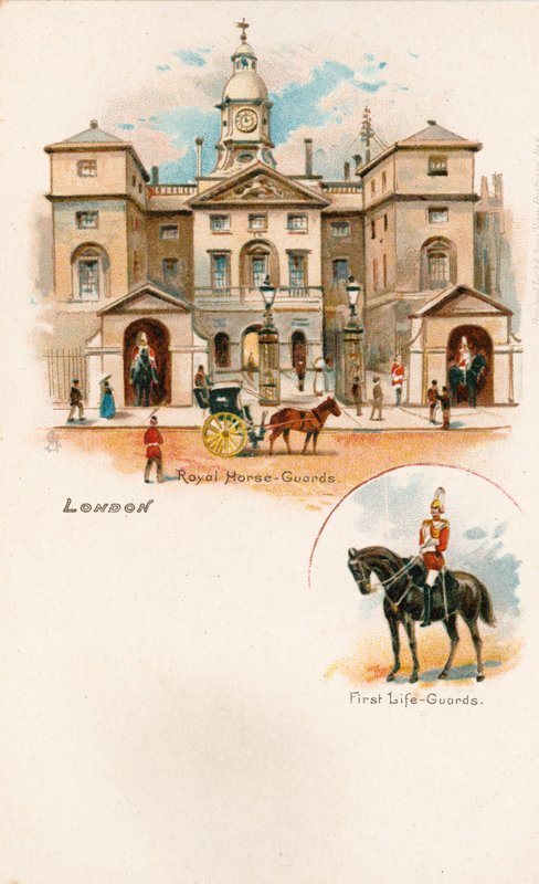 Royal Horse Guards, Straż Pierwszego Życia autorstwa English School