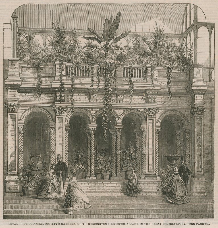 Ogrody Królewskiego Towarzystwa Ogrodniczego, South Kensington autorstwa English School