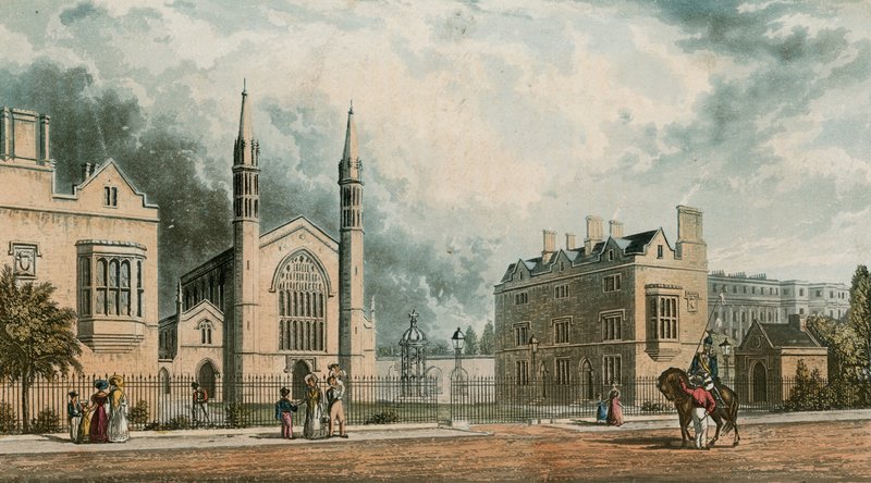 Royal Hospital of St Catherines, Regents Park, Londyn autorstwa English School