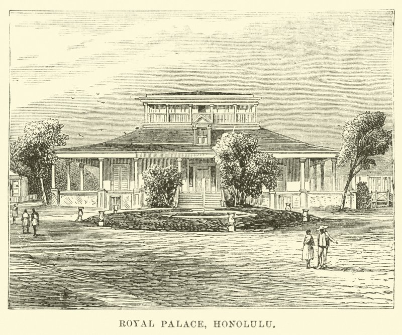 Pałac Królewski, Honolulu autorstwa English School