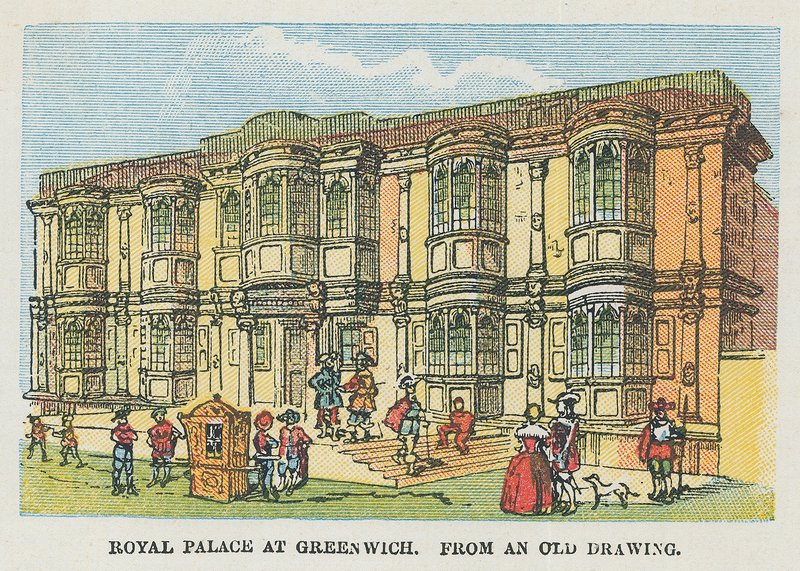 Pałac Królewski w Greenwich autorstwa English School