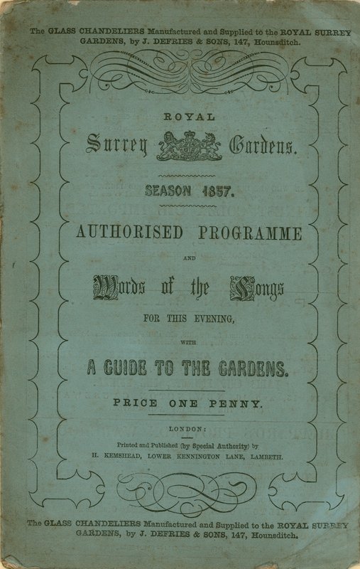 Królewskie ogrody Surrey autorstwa English School