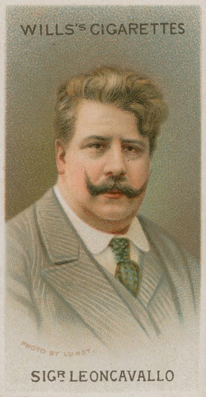 Ruggiero Leoncavallo autorstwa English School