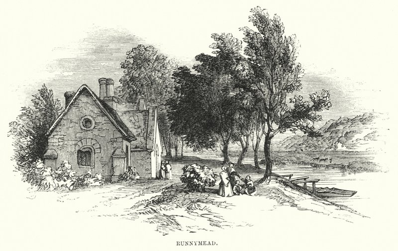 Runnymead (grawerowanie) autorstwa English School
